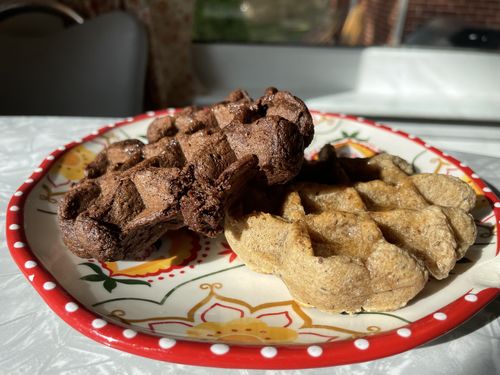 Customer photo review of Homestyle Waffle & Pancake Mix - Original