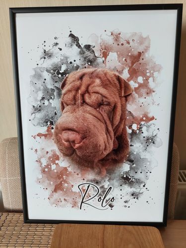 undefined review of Your Dog as Watercolor Portrait image 1 out of 1