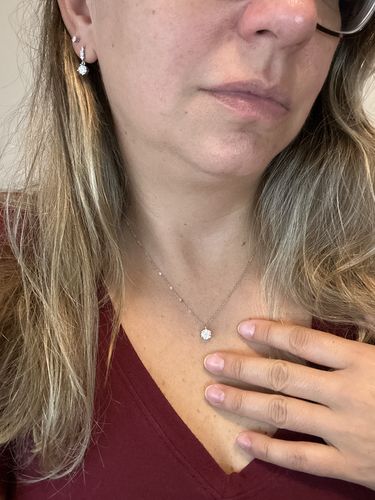 Customer photo review of Liliana Necklace | Sterling Silver