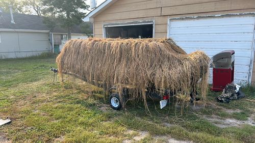 Customer photo review of Hunting Blind Raffia Grass (Pack)