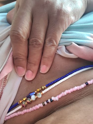 Customer photo review of Soul Divine Tie On Waist Beads