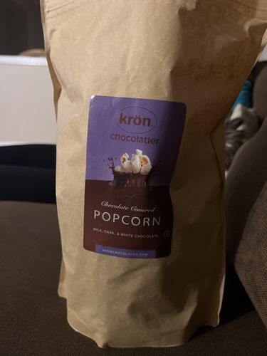 Customer photo review of Chocolate Covered Popcorn