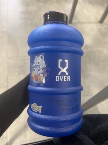 Customer photo review of 2.2L Oversized Bottle with Flip Cap