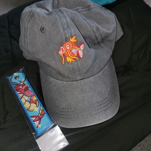 Customer photo review of Fish Embroidered Cap