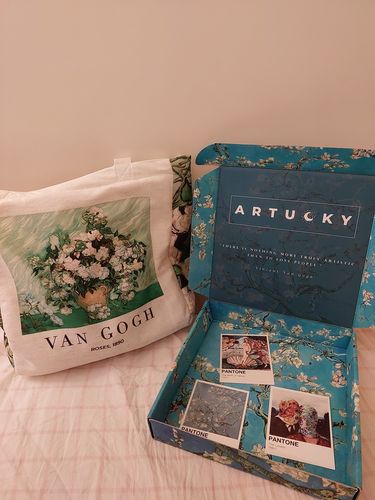 Customer photo review of Vincent van Gogh Roses, 1890 Bez Çanta