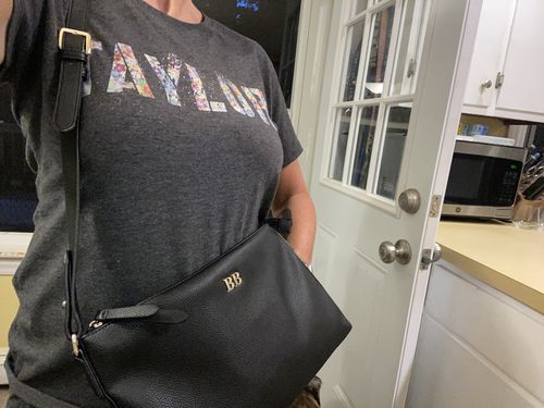 Customer photo review of Brigitte Brianna Cross Body Purse