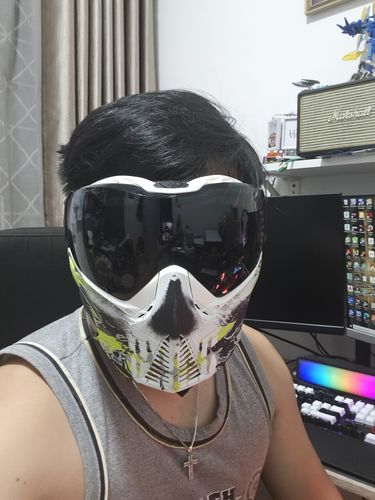 Customer photo review of INFAMOUS PUSH UNITE GOGGLE- VOLT HEADHUNTER