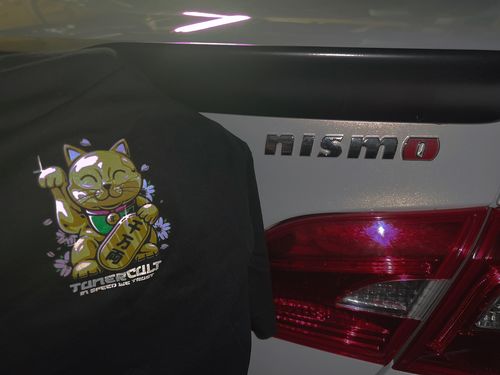 Customer photo review of GOLDEN KITTY T-SHIRT