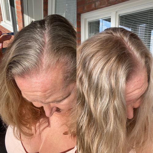 Customer photo review of LA Sunkissed Touch Up Color