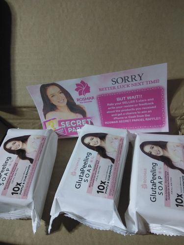 Customer photo review of Rosmar gluta peeling soap