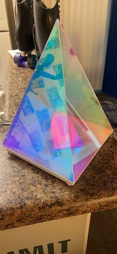 Customer photo review of Crystal Light Pyramid