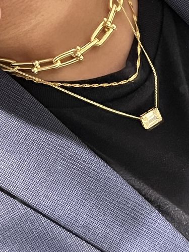 Customer photo review of U-Link Necklace
