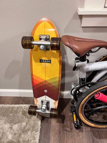 Customer photo review of Arbor Collective Pocket Rocket Foundation Collection Skateboard Longboard Complete