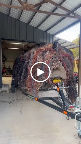 Customer video review of Hunting Blind Raffia Grass (Individual)