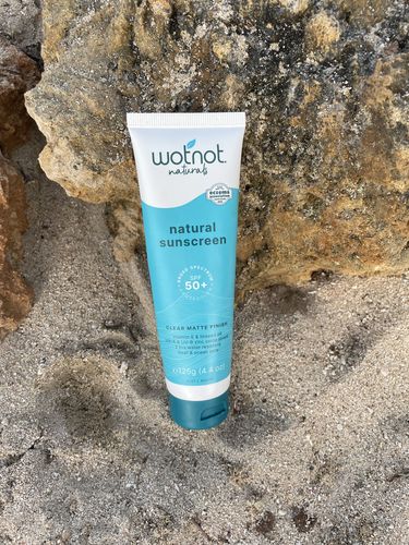 Customer photo review of Matte Finish Natural Sunscreen