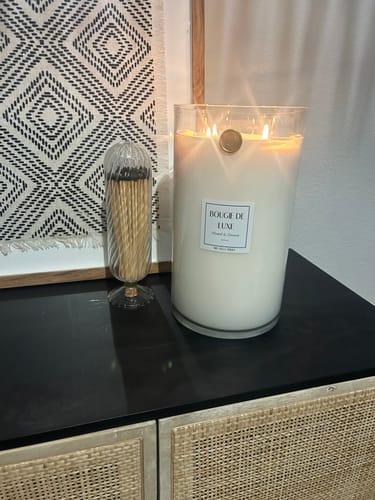 Customer photo review of Big Ass Candle (300 oz, 750-1k hours)