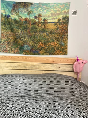 Customer photo review of Sunset at Montmajour, 1888 -Montmajour'da Gün Batımı, 1888 - Duvar Örtüsü - 130cm x 100cm - Van Gogh