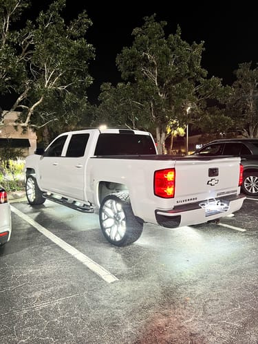 Customer photo review of 6 Row Wheel Light Extensions (2 Pack)