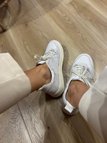 Customer photo review of Steve Madden Everlie Sneakers - White Multi
