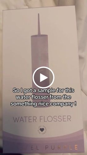 Customer video review of Water Flosser