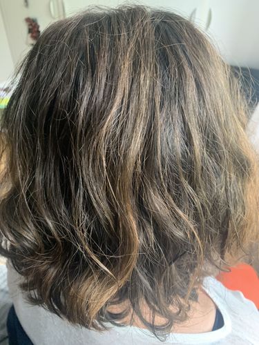 Customer photo review of Profi-Pflanzenhaarfarbe kühles dunkles Mahagony-Braun "cool deep mahagony brown" 90g Nachfüllpack