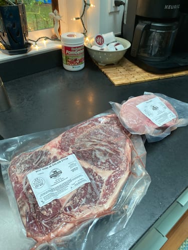 Customer photo review of CHOPS & STEAKS (LIMITED QUANTITY AVAILABLE)