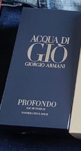 Customer photo review of Giorgio Armani Acqua Di Gio Profondo Eau De Parfum