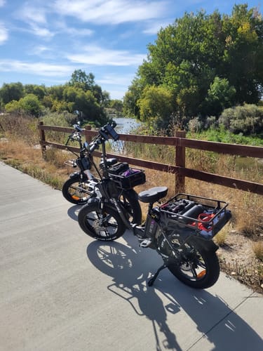 Customer photo review of U7 Step-thru Foldable Fat Tire Electric Bike