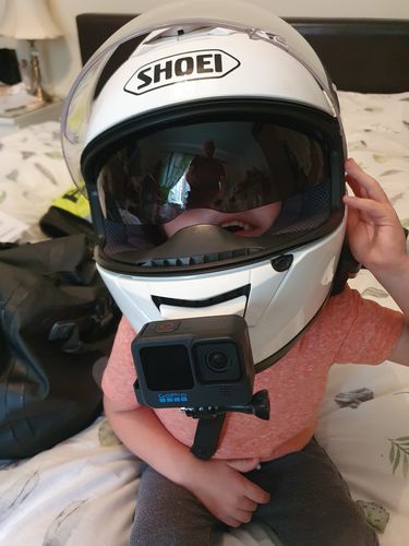 Customer photo review of Shoei GT-AIR Camera Mount