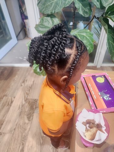 Customer photo review of Kid’s Leave-In Conditioning Milk