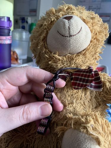 Customer photo review of Silkworm Necklace