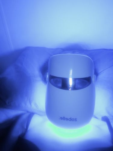 Customer photo review of Zobelle Glow LED Light Therapy Mask