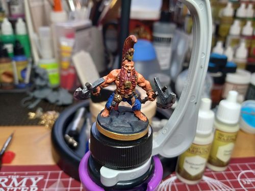 Customer photo review of Dwarf Axe Warrior 2 - Tabletop Miniature