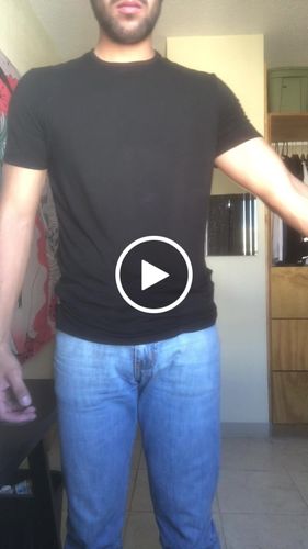 Customer video review of Playera de Bambú Cuello Redondo Hombre