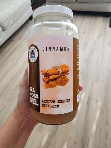 Customer photo review of Cinnamon Sea Moss Gel