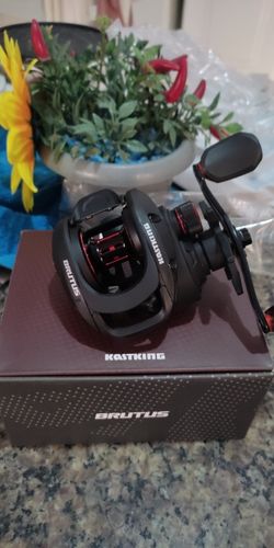 Customer photo review of Nova Carretilhas BRUTUS KastKing - 8KG Max DRAG - 7.2:1 Recolhimento - 6 Rolamentos