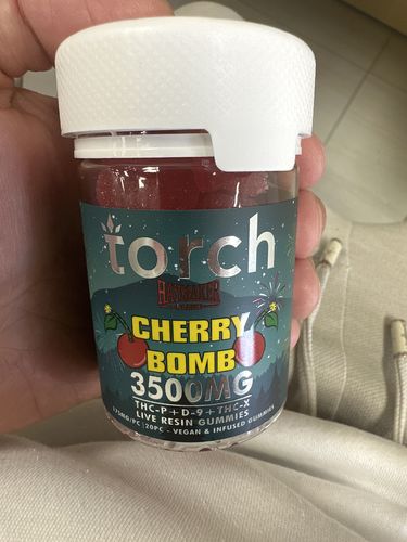Customer photo review of Cherry Bomb - Torch Gummies