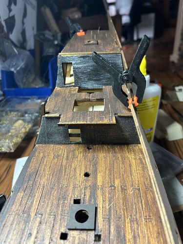 Reseña con foto de un cliente sobre Maqueta el Holandés Errante