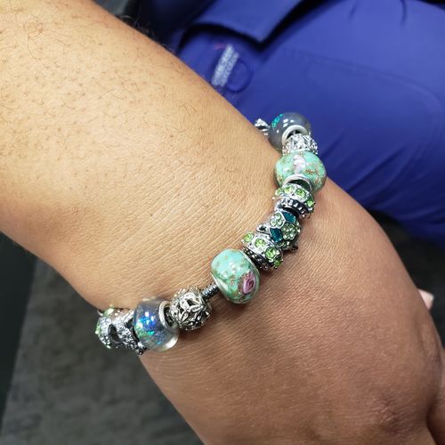 Customer photo review of Handmade Sea Turtles Bracelet