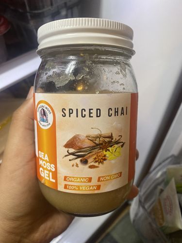 Customer photo review of Spiced Chai Sea moss gel