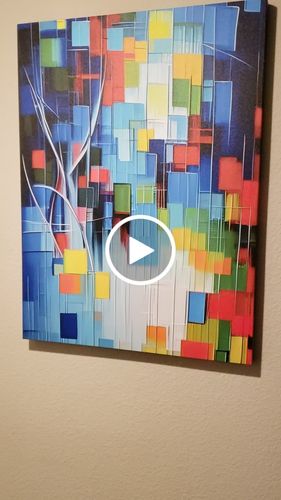 Customer video review of Colorful Contemporary Art 045 - Johanjjf
