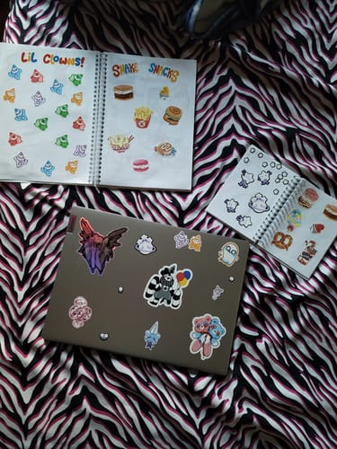 Customer photo review of Holographic Fallen Angel Sticker