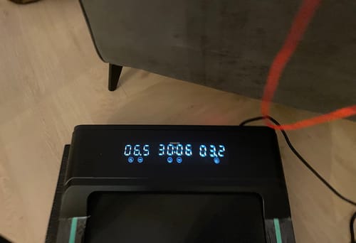 Customer photo review of Dreaver S340 Loopband - Blauw - Inklapbaar - 1-10km/u - Inclusief Beschermmat