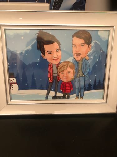 Customer photo review of Impression sur Poster (ne comprend pas le dessin)