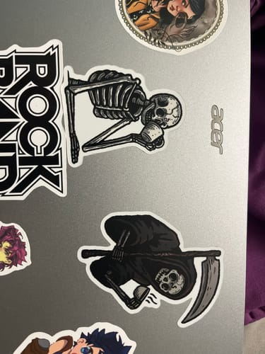 Customer photo review of Coffee Sticker Pack