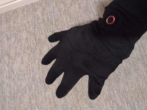 Customer photo review of Toasty Touch® Ultra Thin Heated Gloves