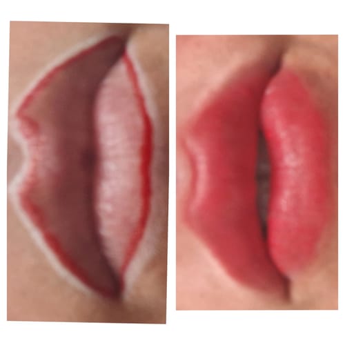 Customer photo review of Lip Pigment Collection