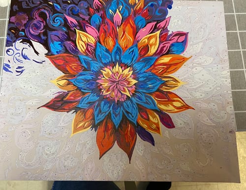 Customer photo review of Trippy Floral Ensembles