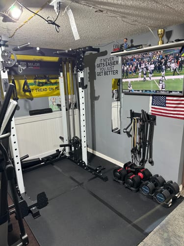 Customer photo review of Major Fitness F22 All-In-One Home Gym Power Rack
