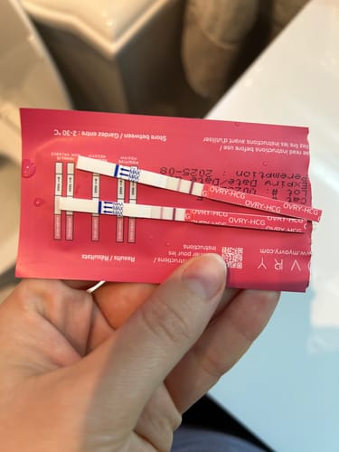 Customer photo review of Pregnancy Test Strips (Ultra-Sensitive)
